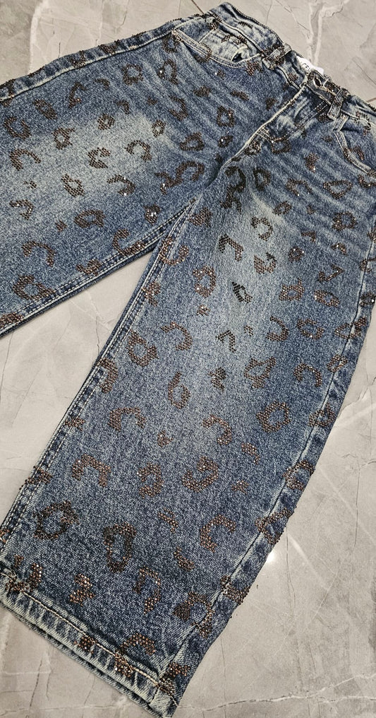 Jeans leopardati