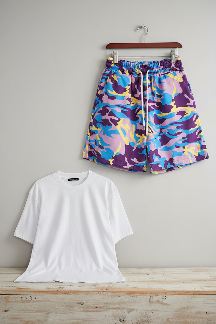 Pantaloncino mimetico