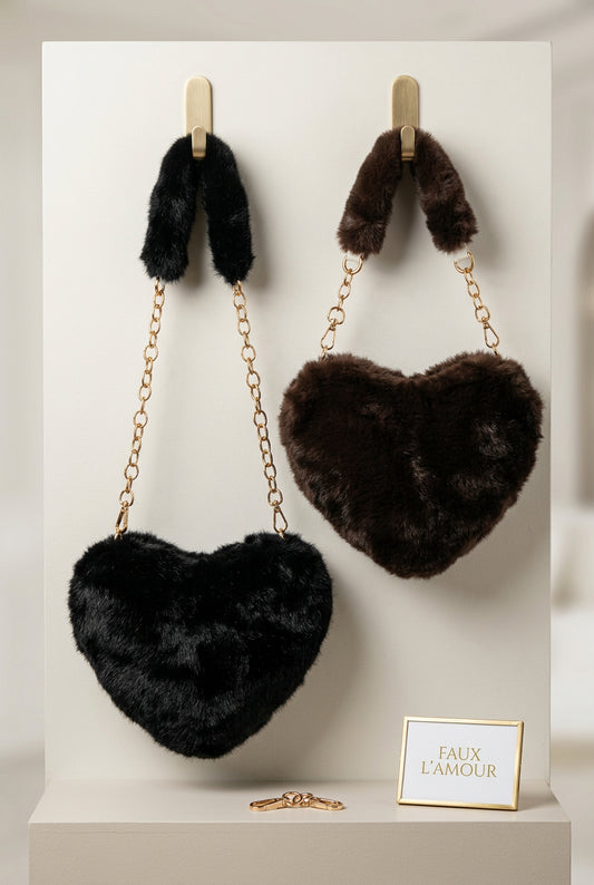 Borsa cuore peloso